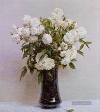  blumen - Fairy Roses Blumenmaler Henri Fantin Latour
